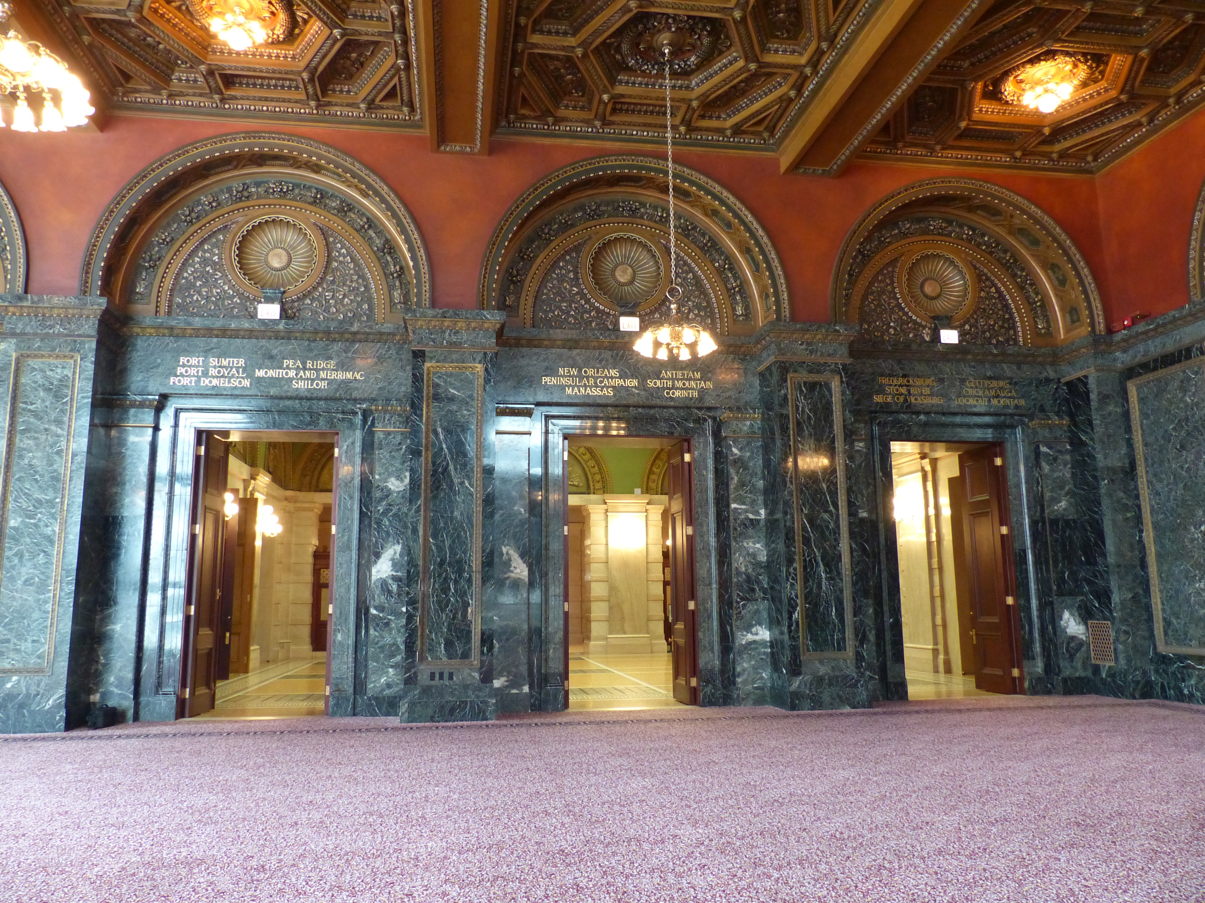 Grand Army of the Republic Hall. Chicago Cultural Center.