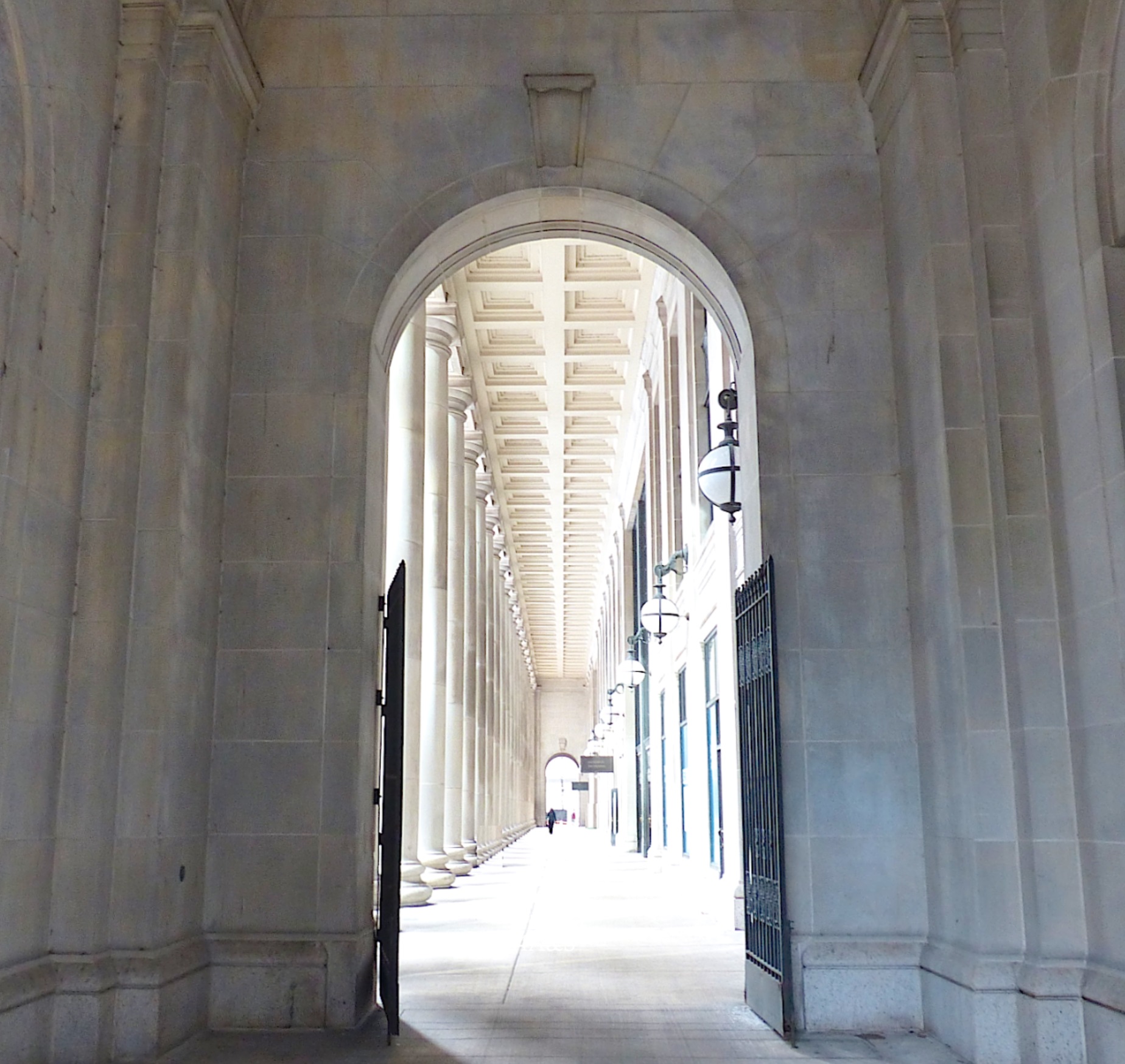 Chicago Union Station. East elevation.