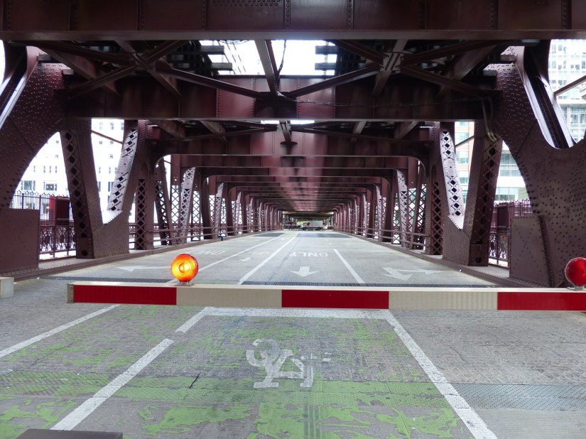 Wells Street Bridge. Chicago, Illinois.