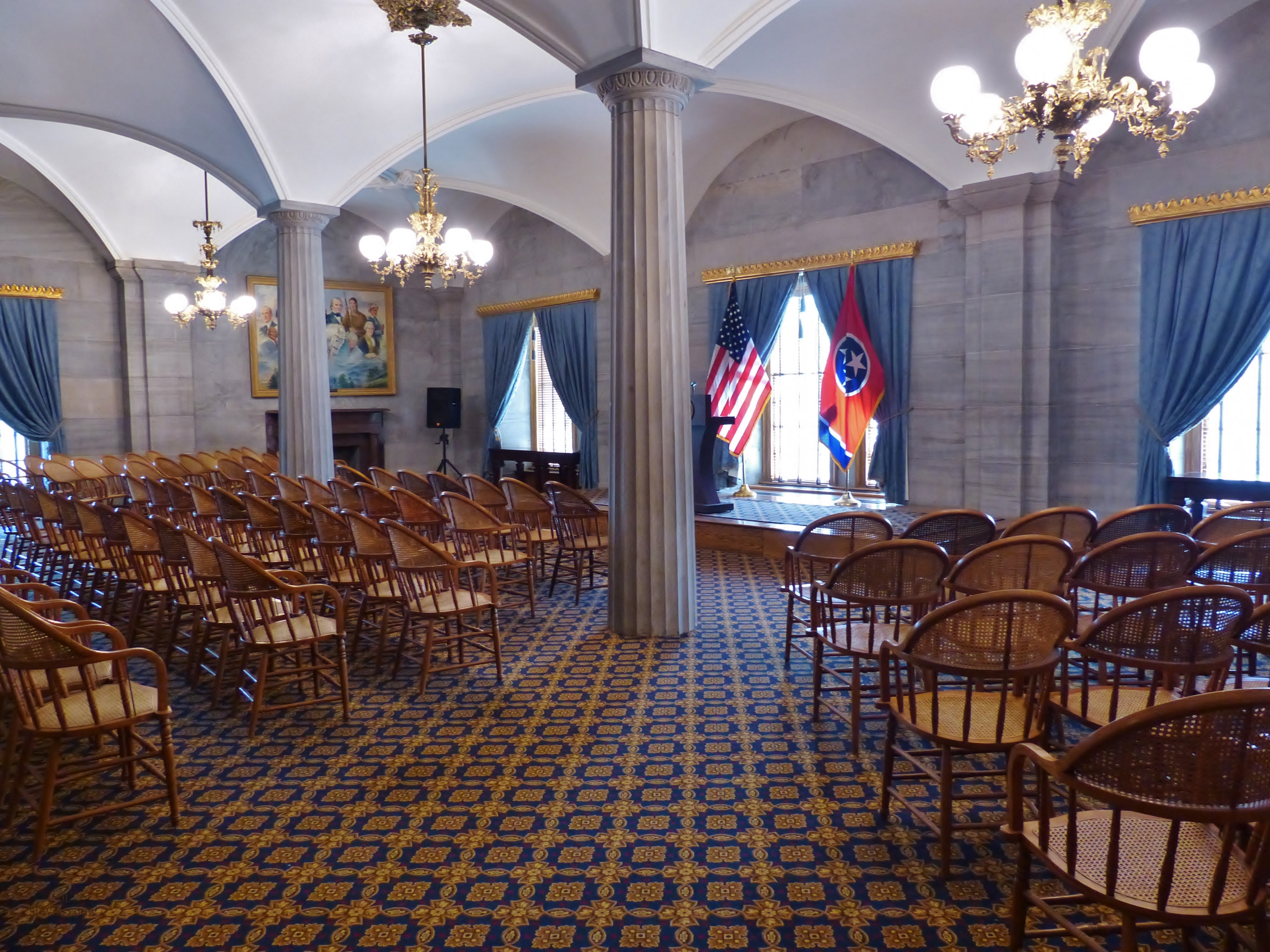 The Old Supreme Court Chamber. Tennessee State Capitol. Nashville, Tennessee