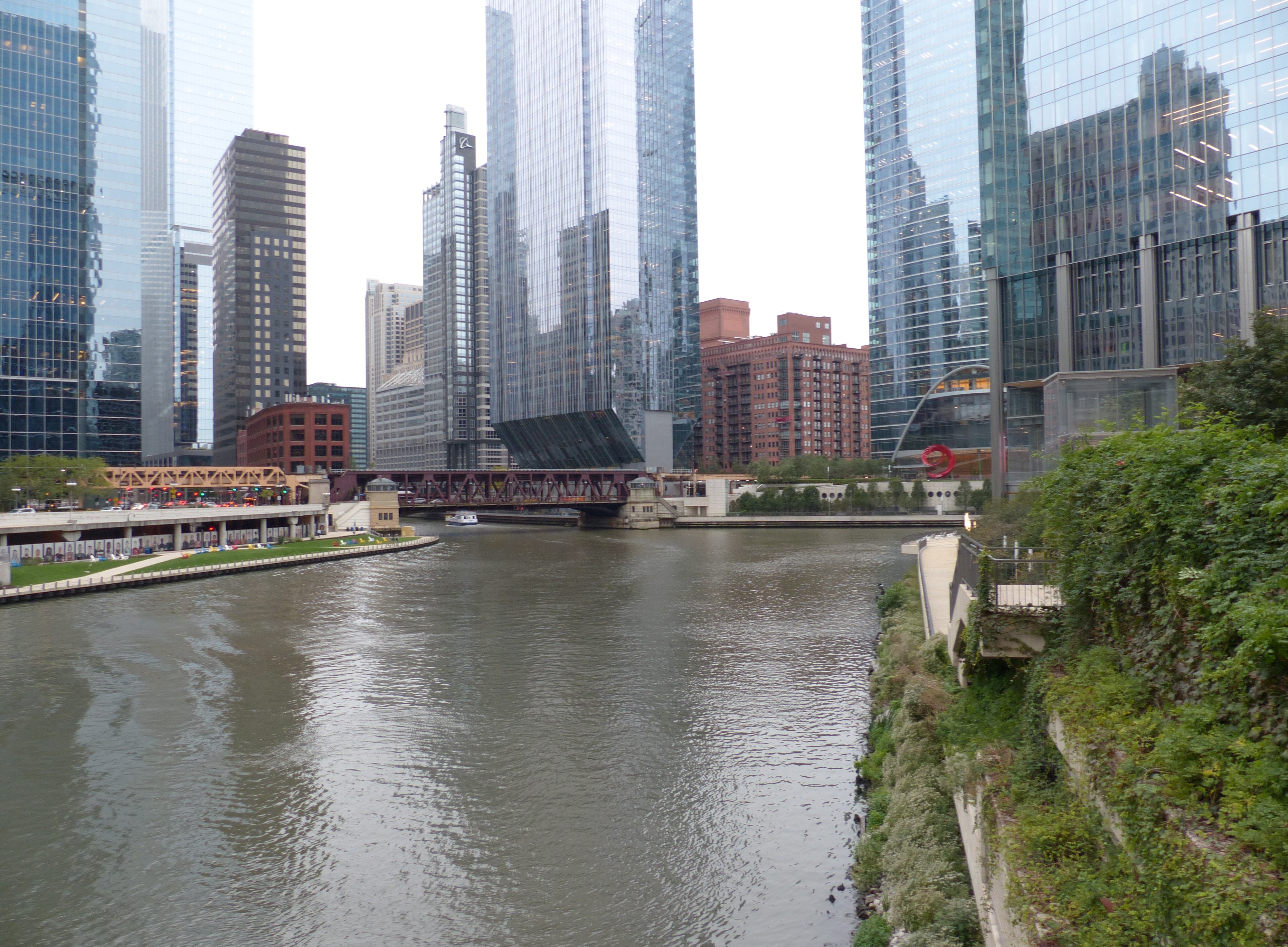 Bifurcation of the Chicago River