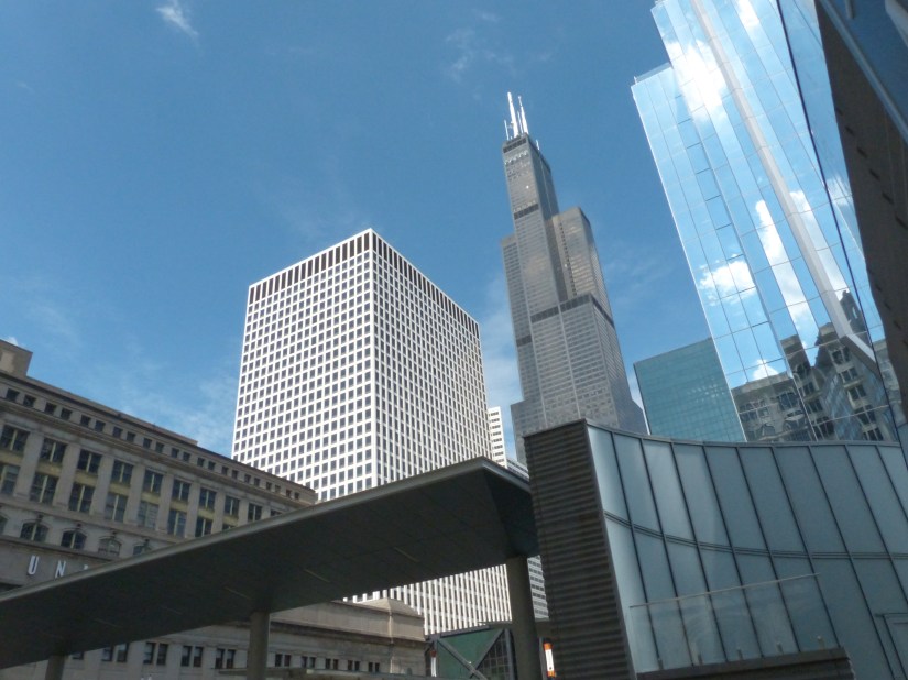 Chicago Union Station and the Sears Tower