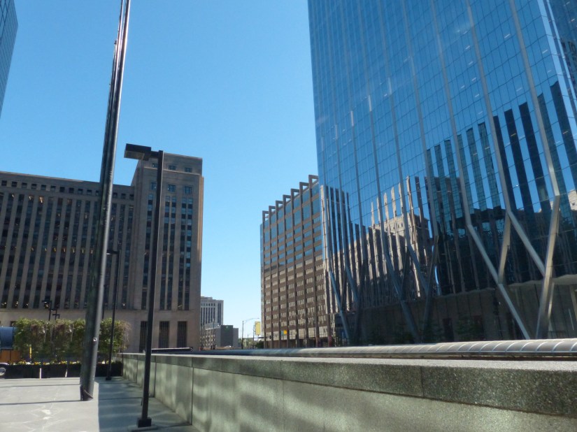 BMO Tower, Old Post Office, Congress Center in Chicago.