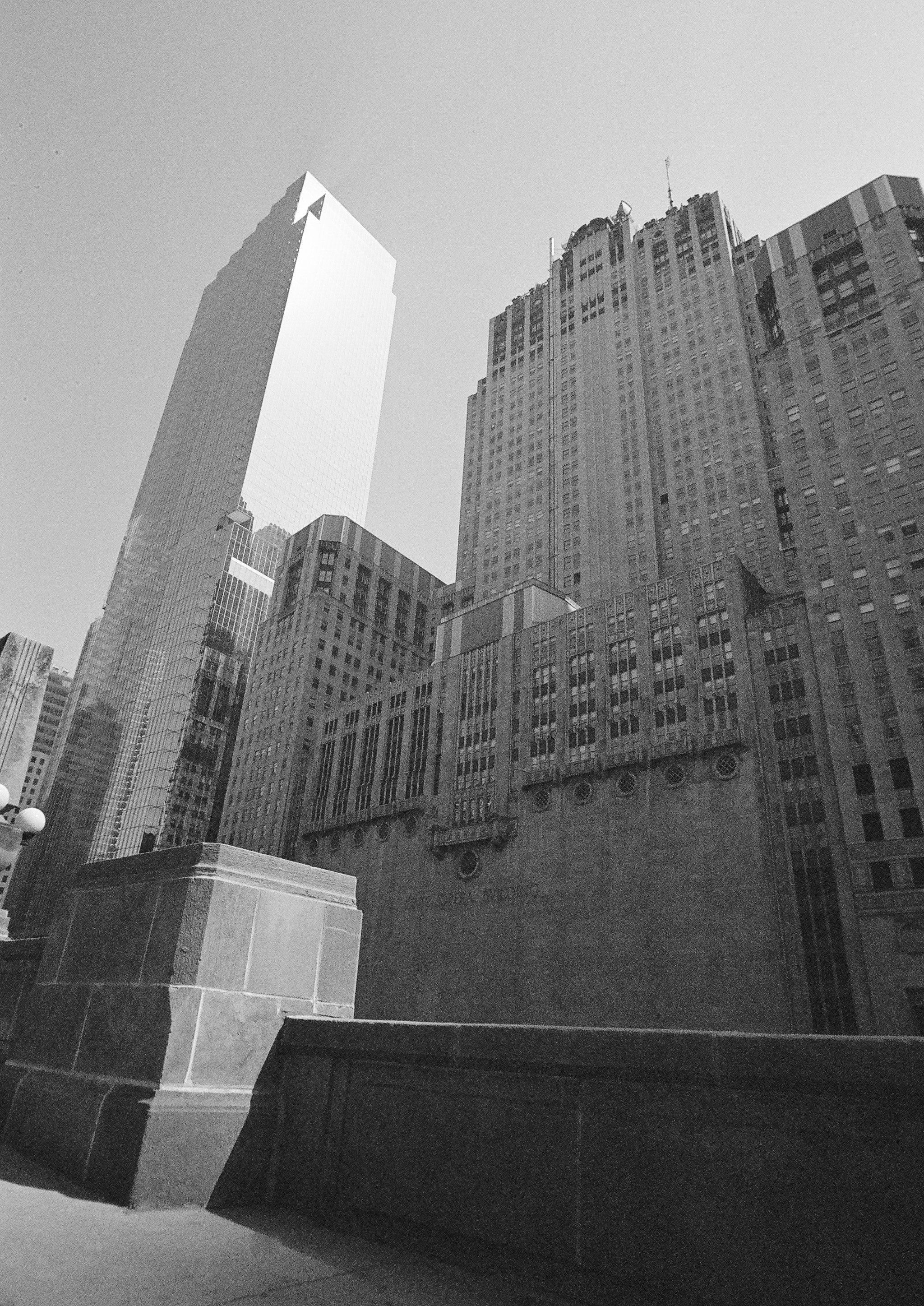 images of the Civic Opera House taken on film