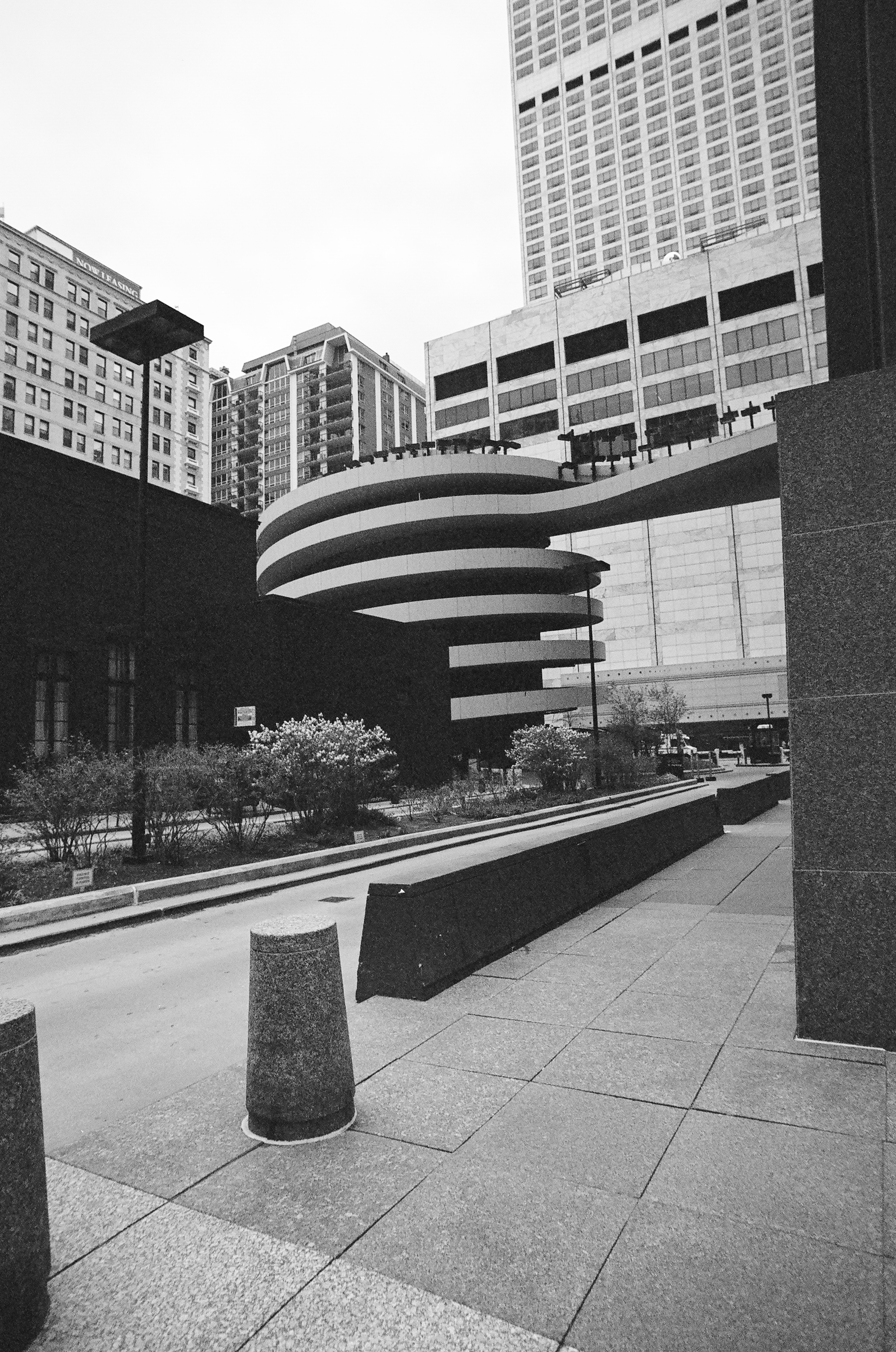 images of downtown Chicago taken on film