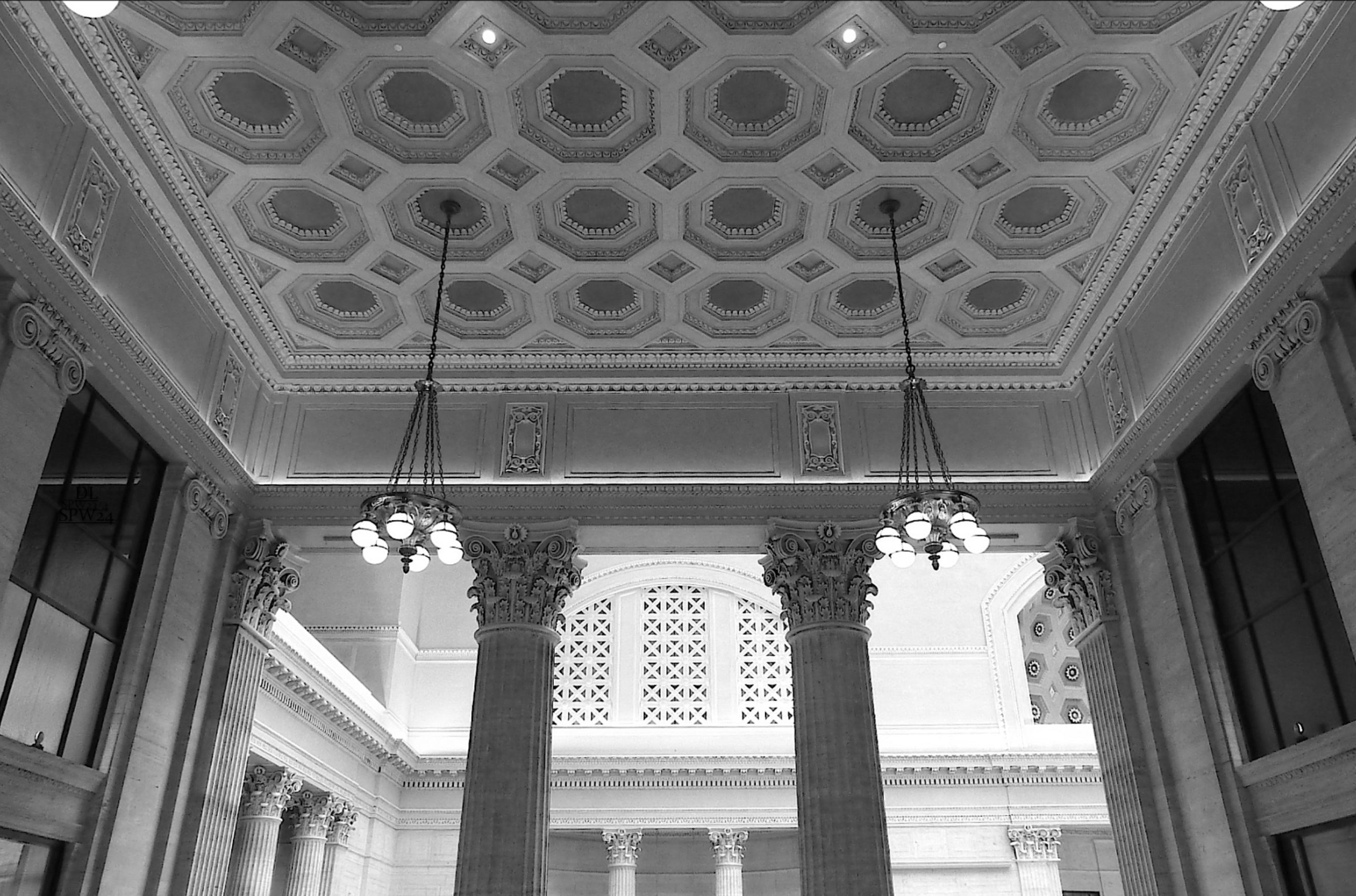 staircases at Chicago Union Station