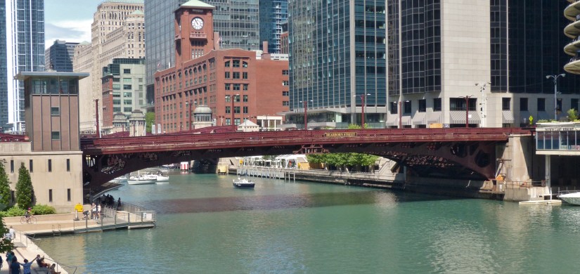 Dearborn Street Bridge in Chicago