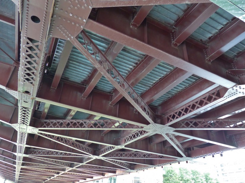 stringers on a bascule bridge