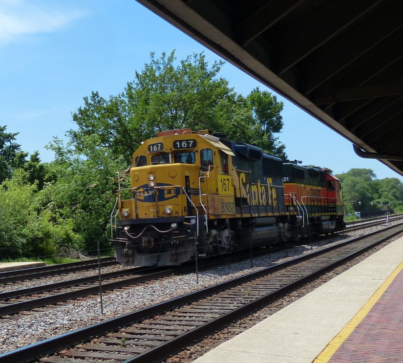 ATSF #167. Yellowbonnet livery.