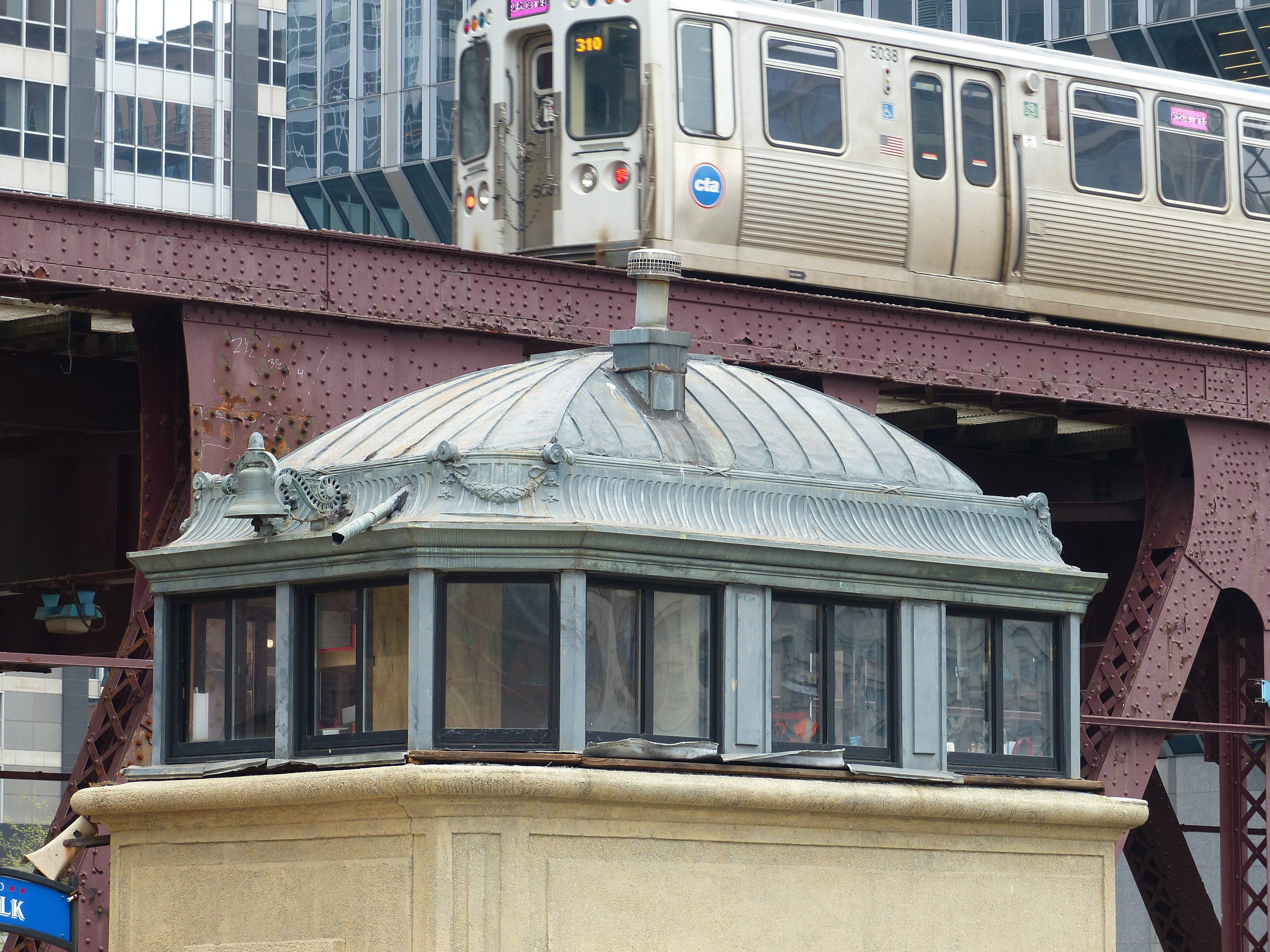 bridge crews in a bridge tender's house