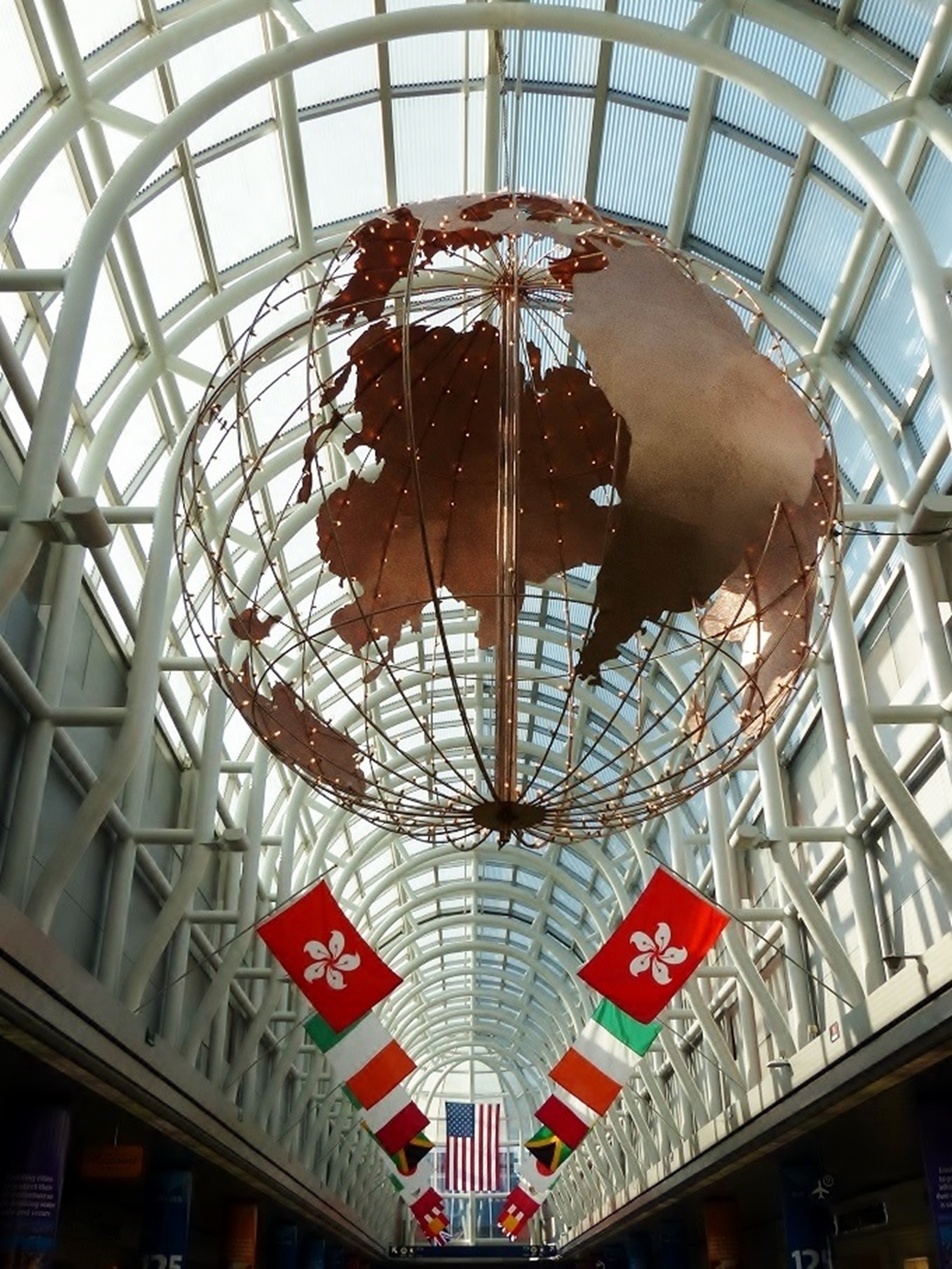 Hall of Flags at O'Hare